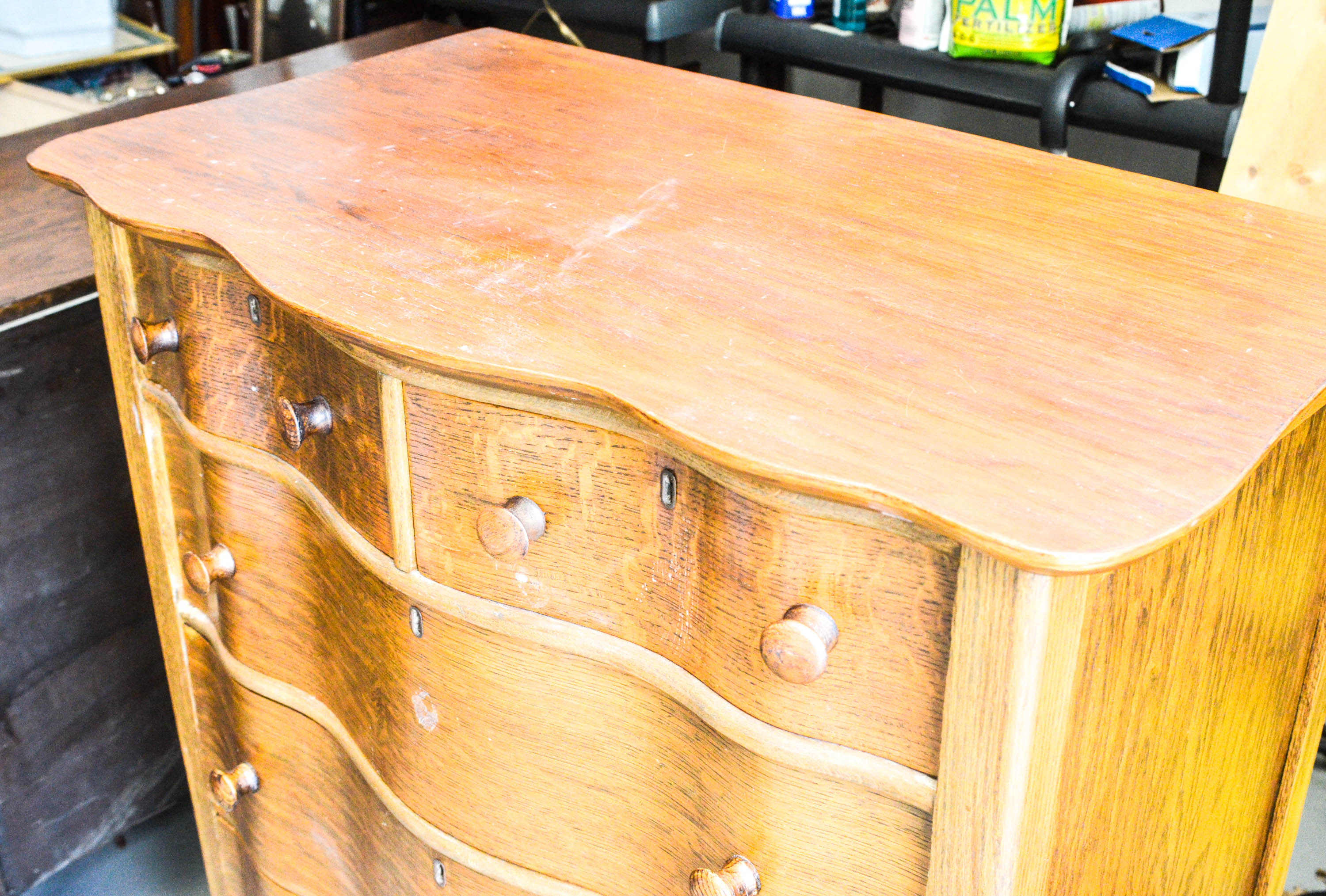 Tall Chest of Drawers in Oak