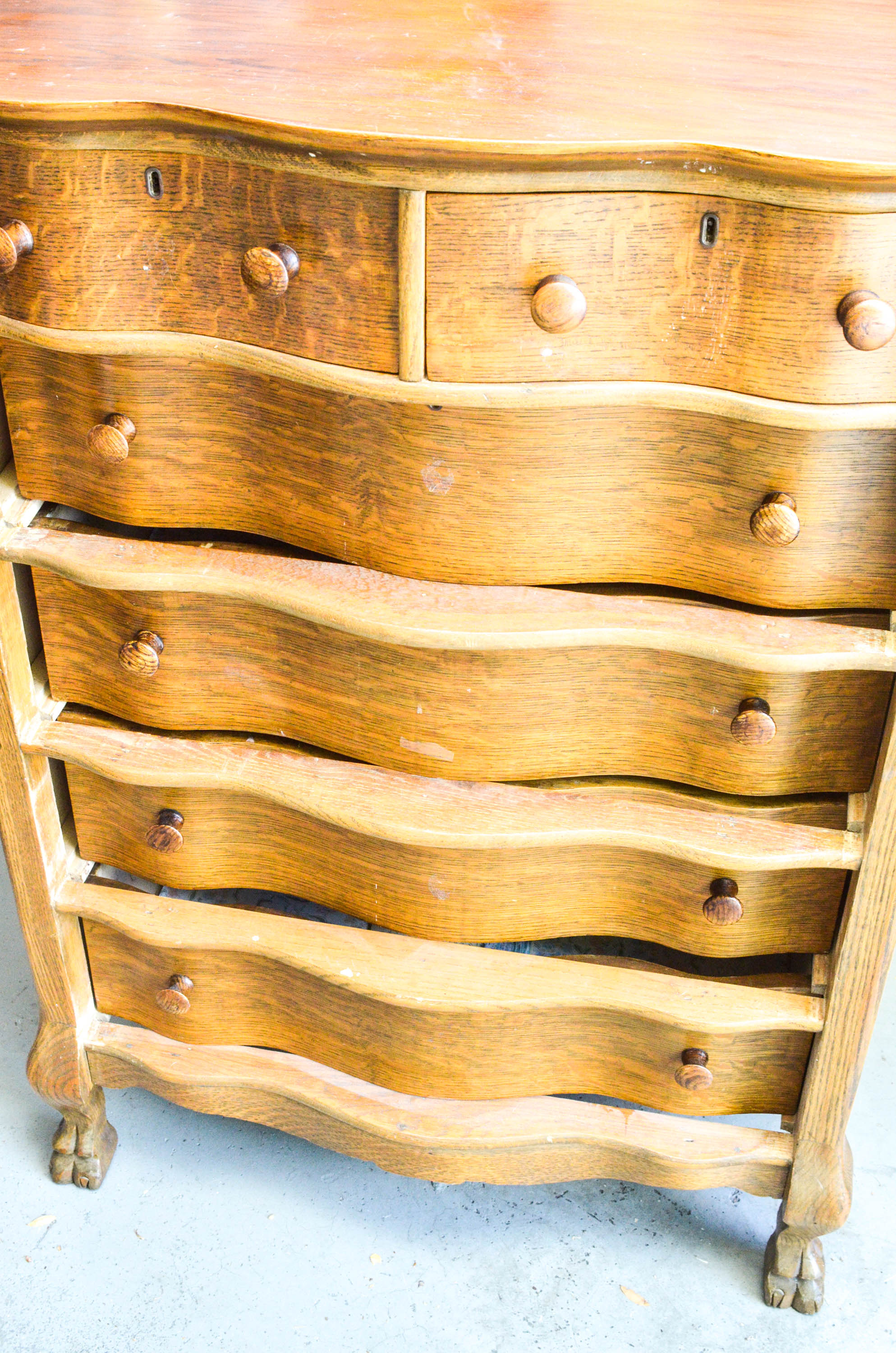 Tall Chest of Drawers in Oak