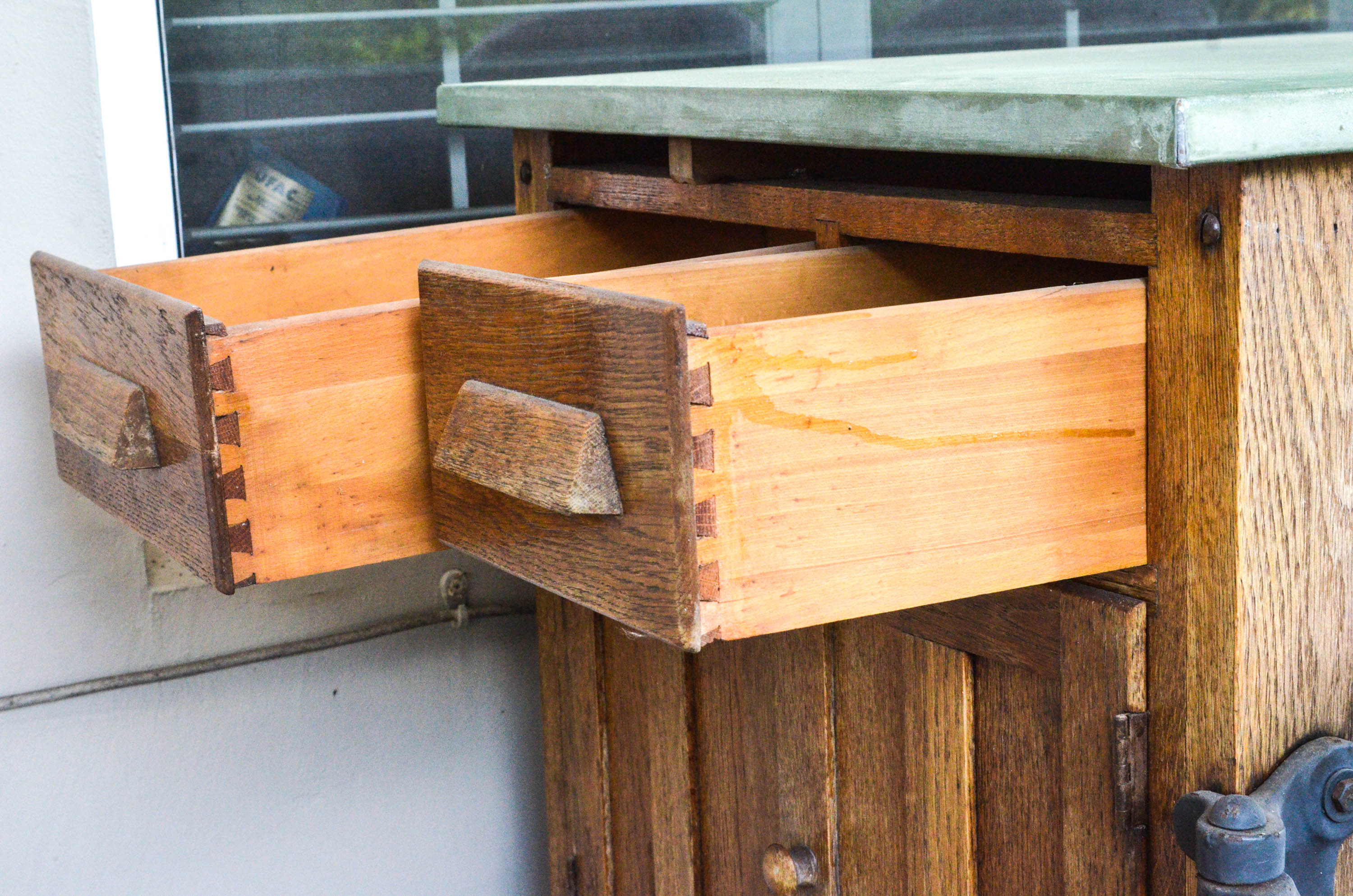 Vintage Style Industrial Laboratory Table