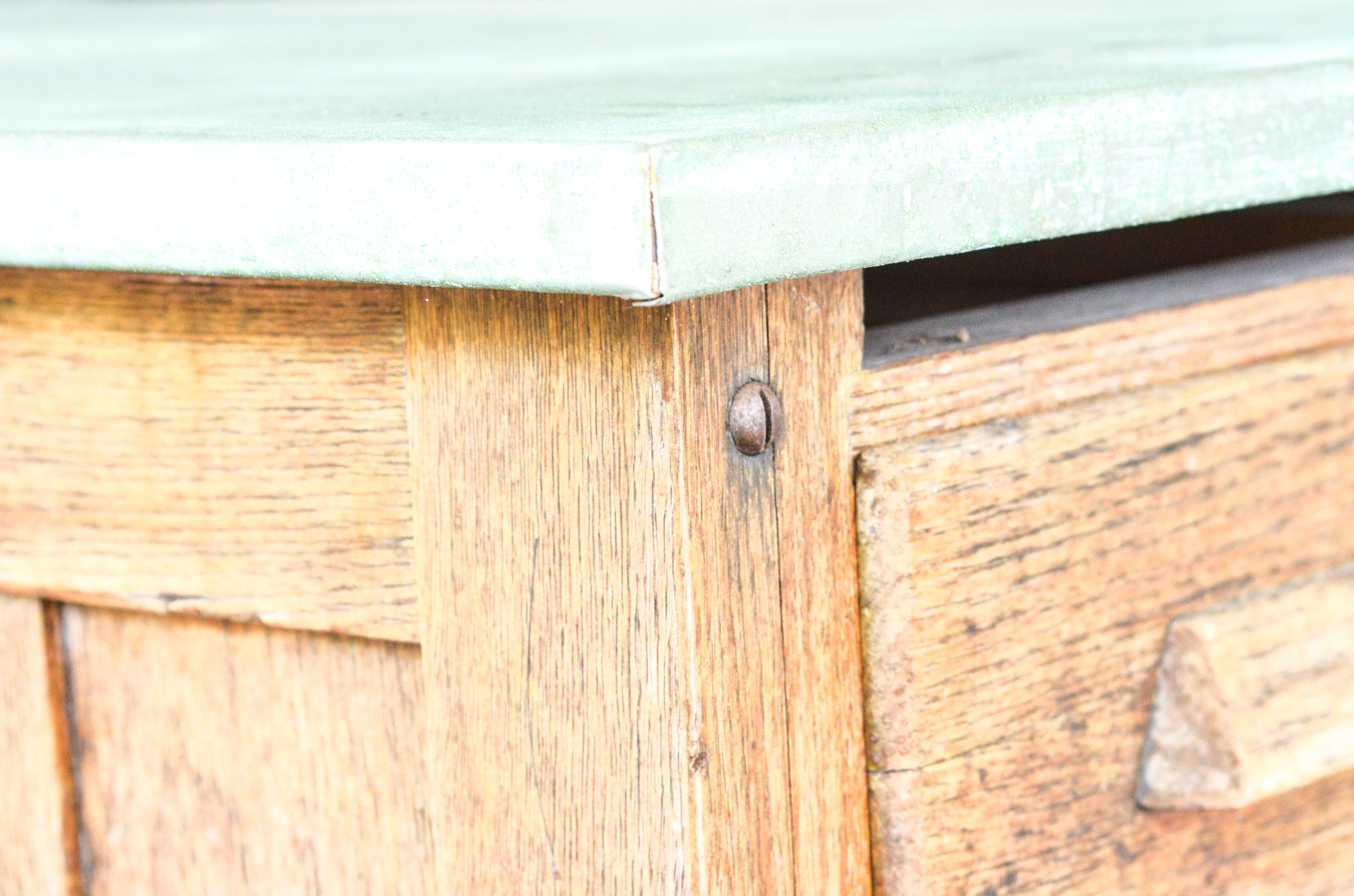 Vintage Style Industrial Laboratory Table