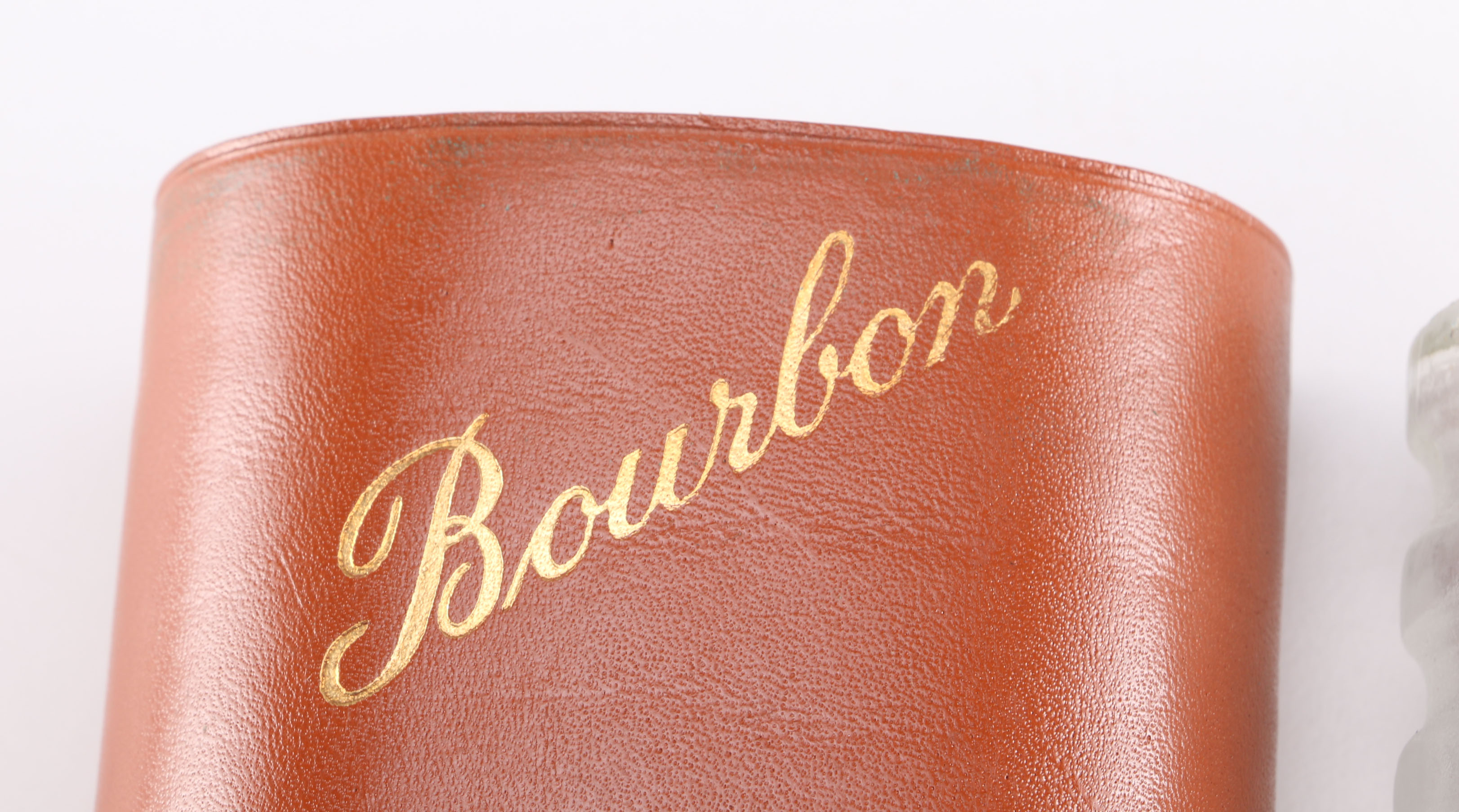 Leather Liquor Traveling Case with Shot Glasses