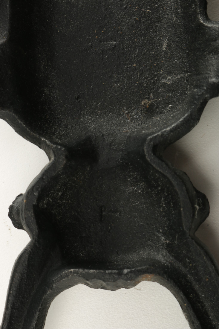 Pair of Metal Fireplace Scarabs