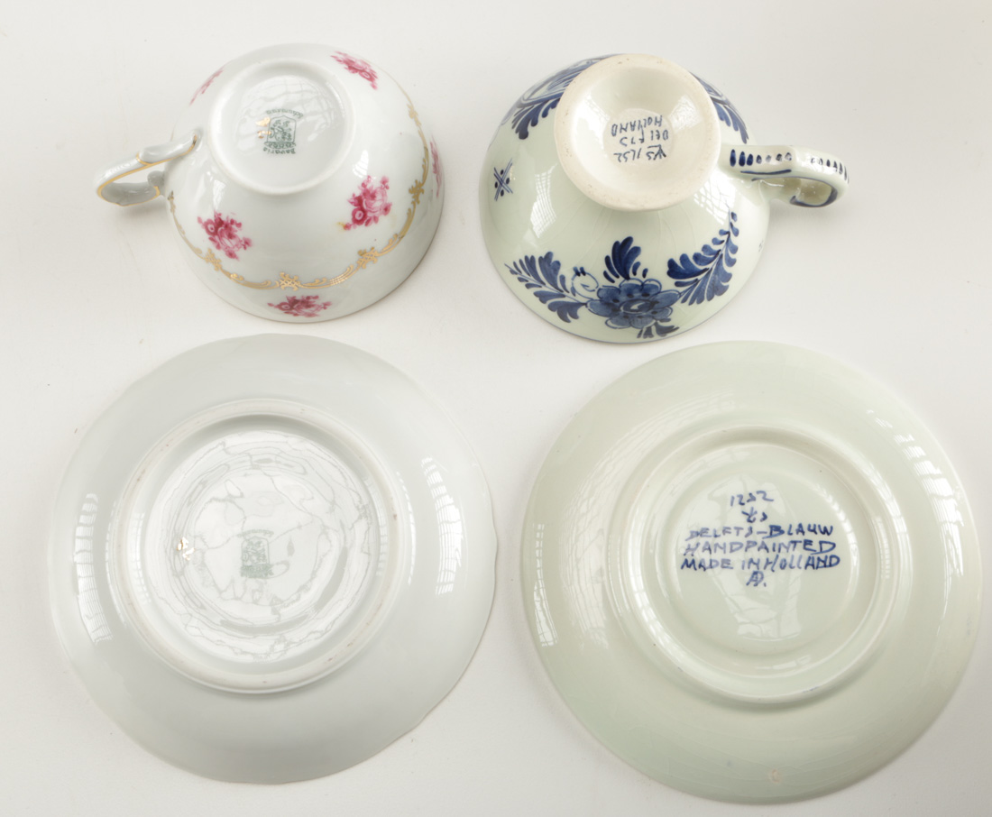 Assorted Cups and Saucers