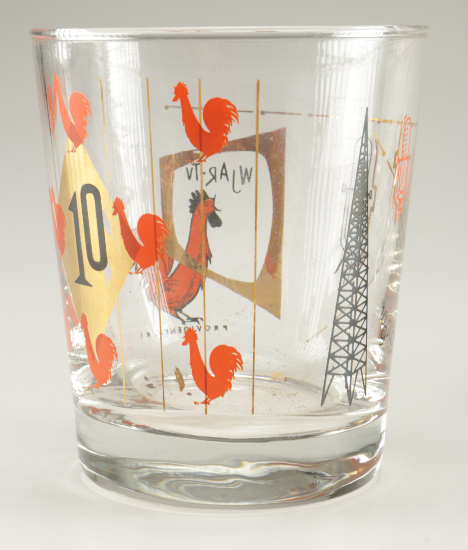 Vintage Radio Station Barware