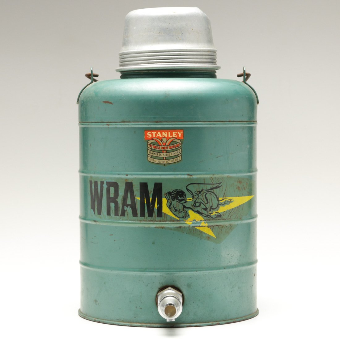 Large Vintage Stanley Stainless Steel Thermos