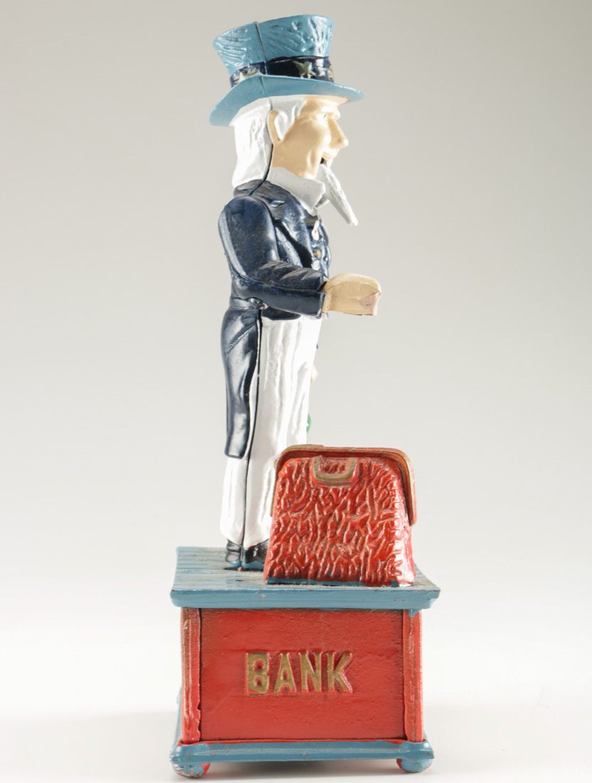 Reproduction Uncle Sam Mechanical Bank