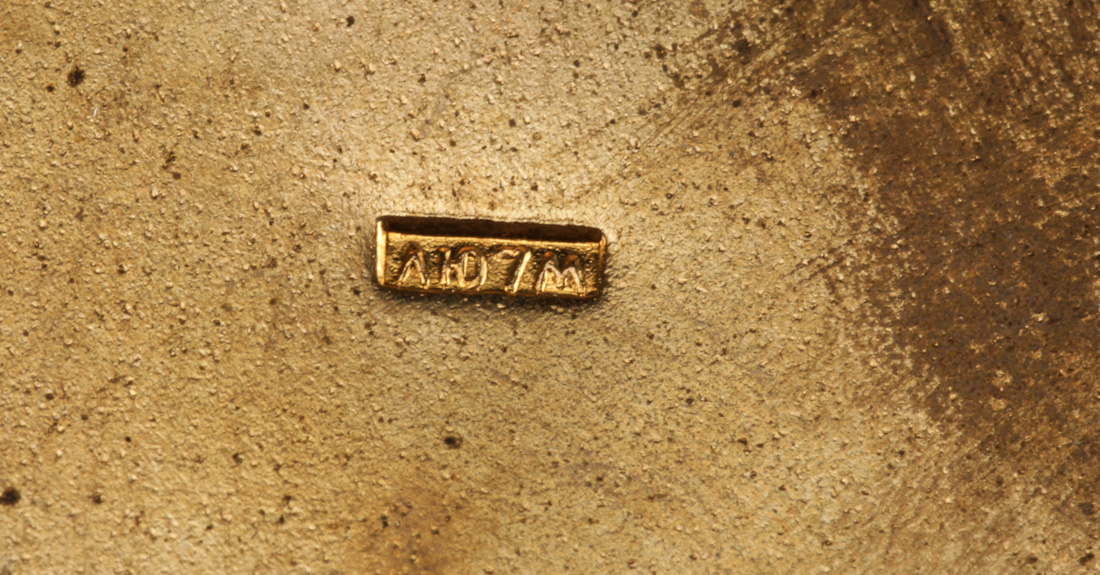 Russian Floral Frog Pin Holder