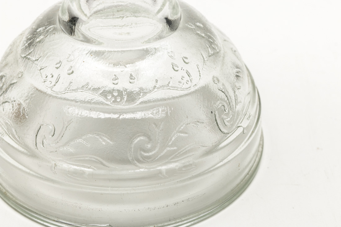 Glass Colonial Kerosene Lamp