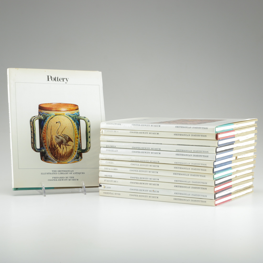 Partial Set of Smithsonian Illustrated Library Antique Books