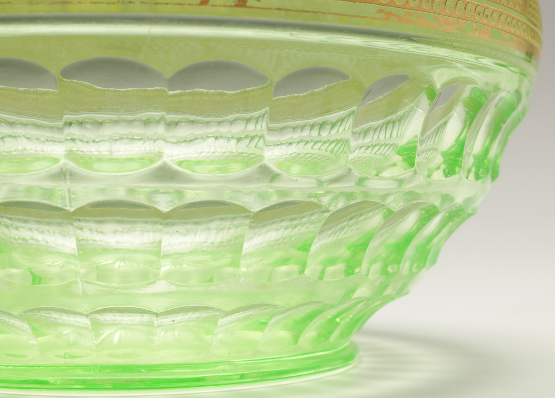 Green Glass Bowl