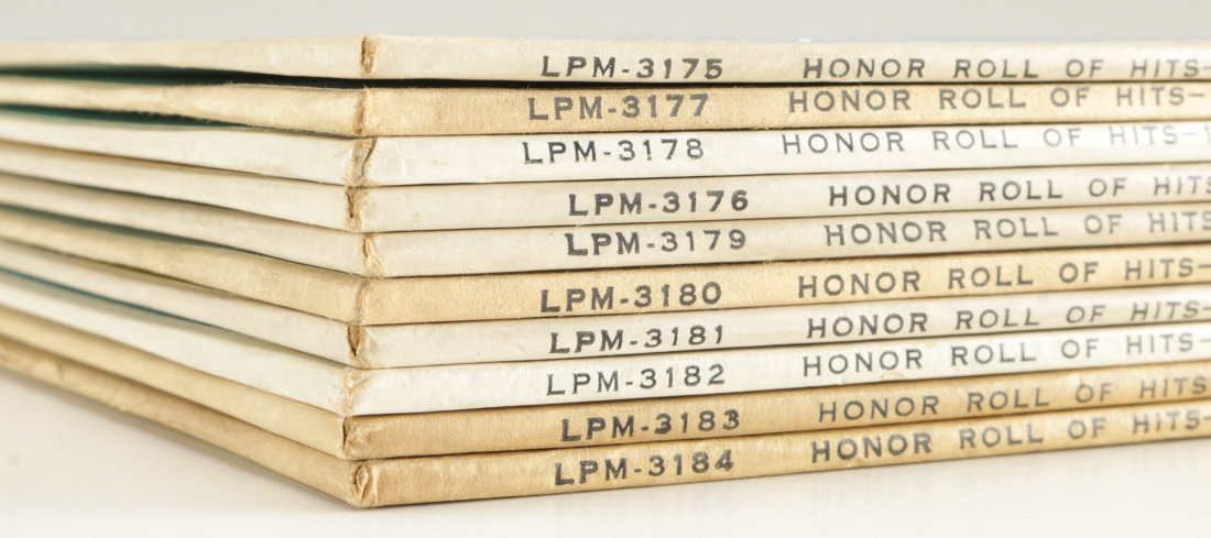 Collection of Early 20th Century "Honor Roll of Hits" Records
