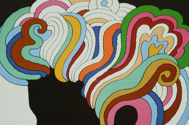 Original Milton Glaser 1966  Bob Dylan Slip Cover Poster