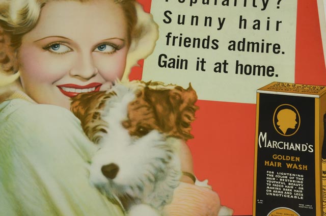 Vintage Marchand's Golden Hair Wash Advertisement