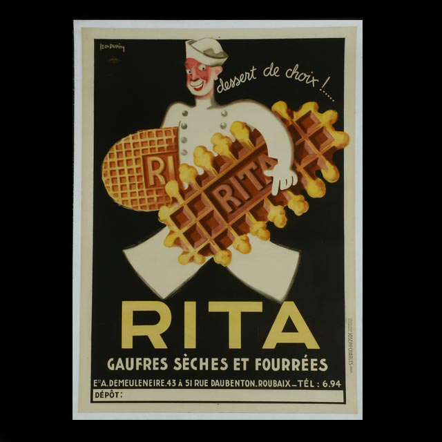 Leon Dupin Vintage Rita Cookie Poster