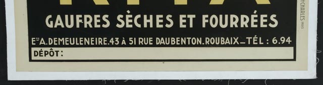 Leon Dupin Vintage Rita Cookie Poster