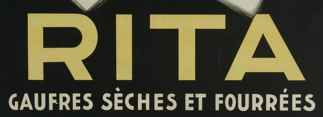 Leon Dupin Vintage Rita Cookie Poster