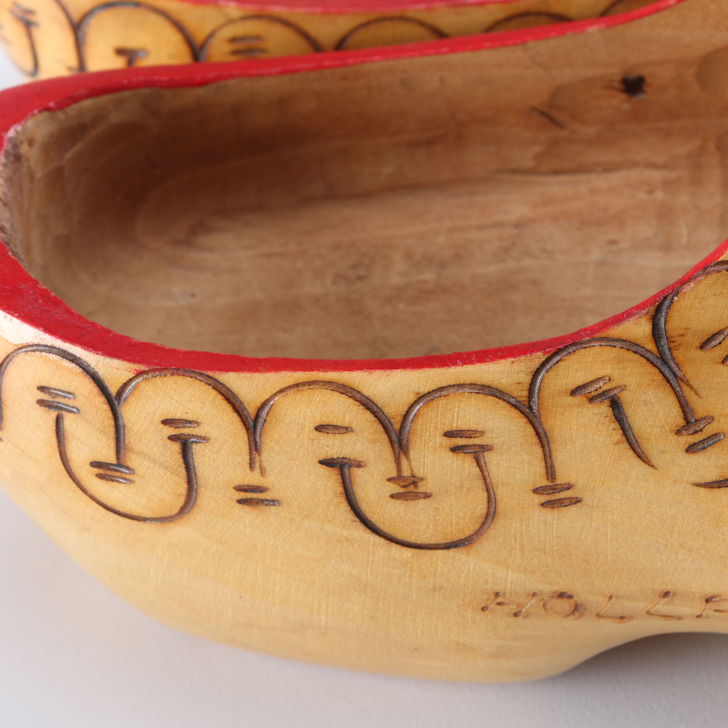 Pyrography Hand Carved Clogs