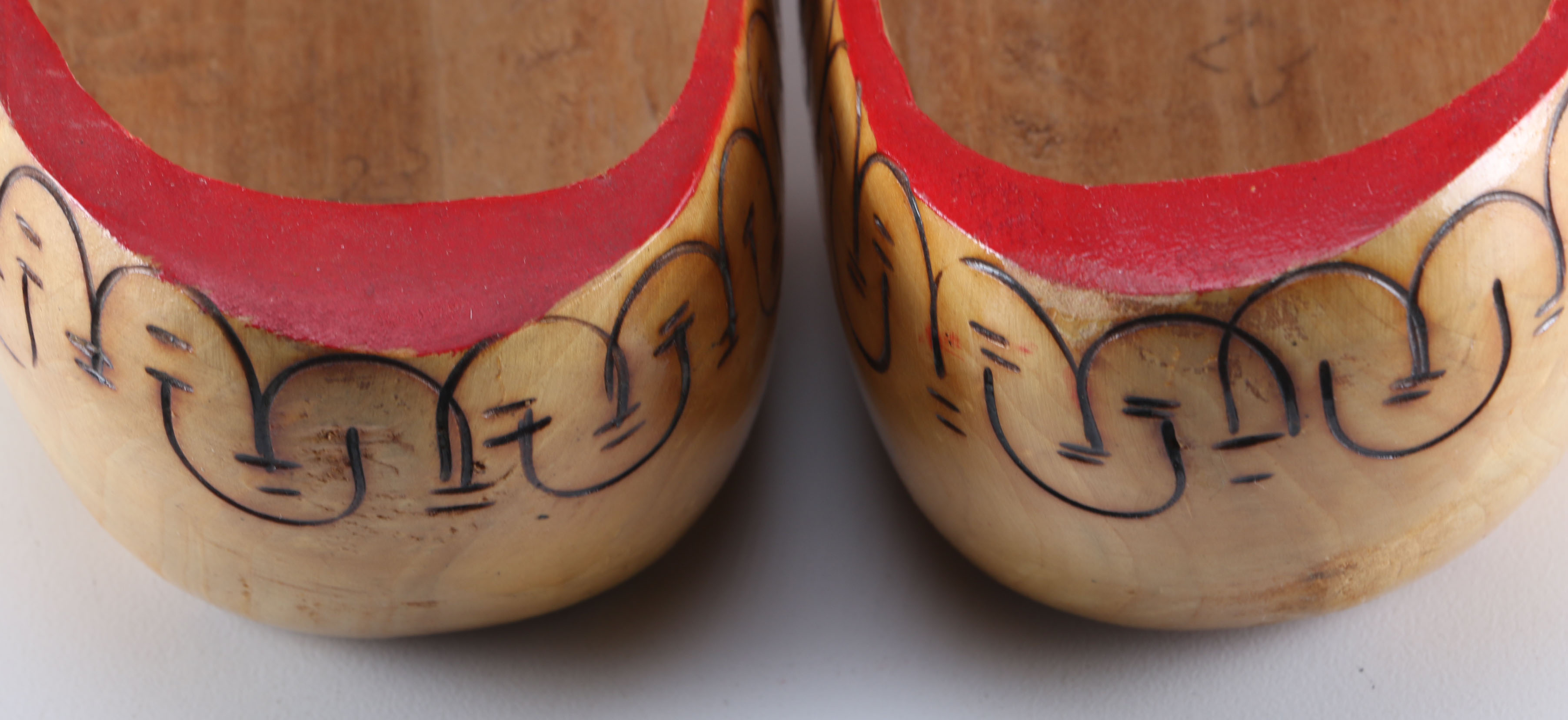 Pyrography Hand Carved Clogs