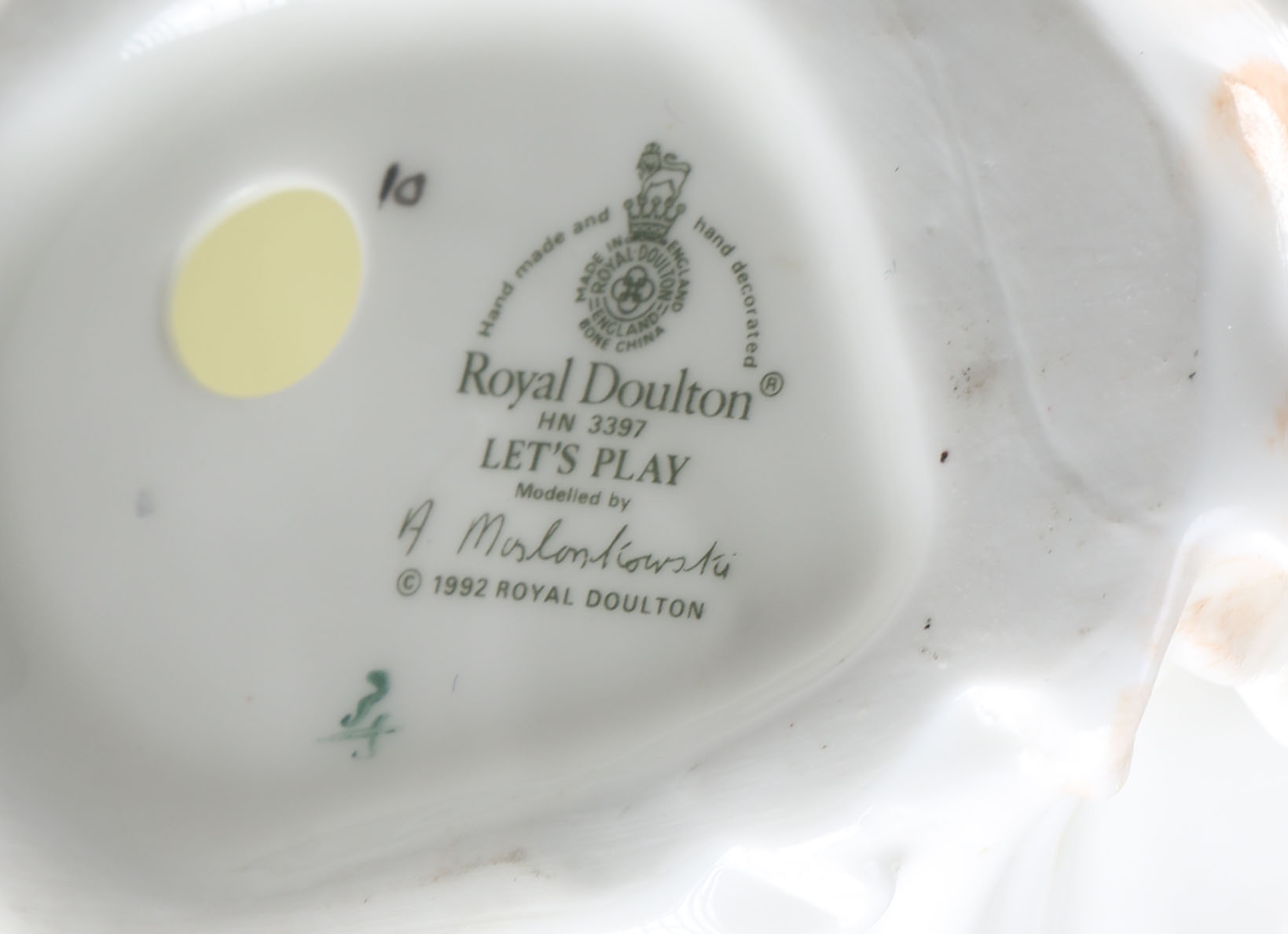 "Let's Play" Royal Doulton Figurine