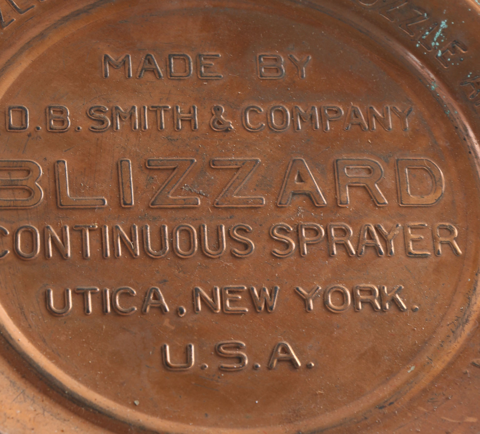 Vintage 1940 "Blizzard" Copper Sprayers