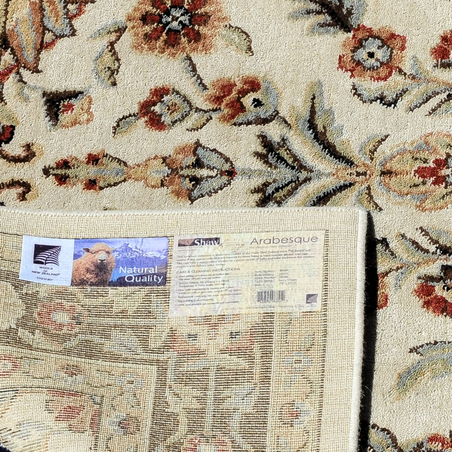 Large Shaw Living "Arabesque" Area Rug