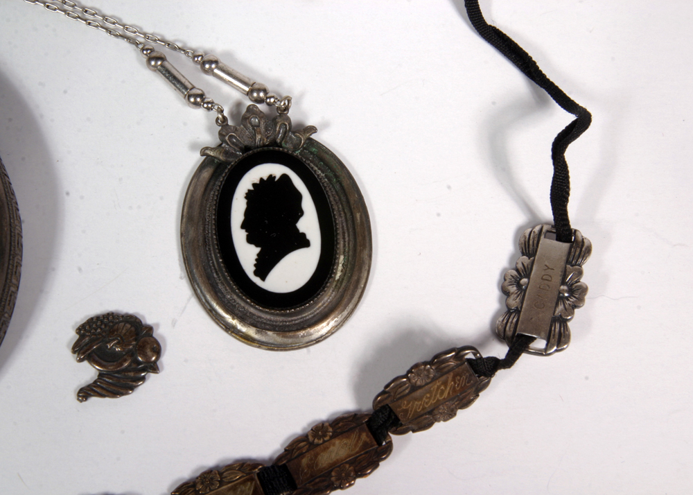 Collection of Antique Sterling Silver Jewelry