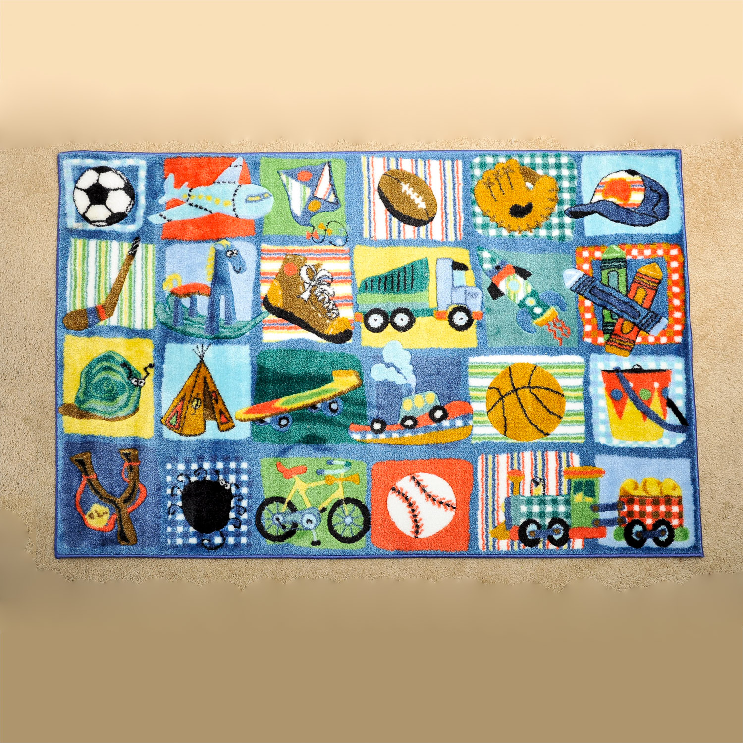 Supreme Collection "Funky Boys Quilt" Rug