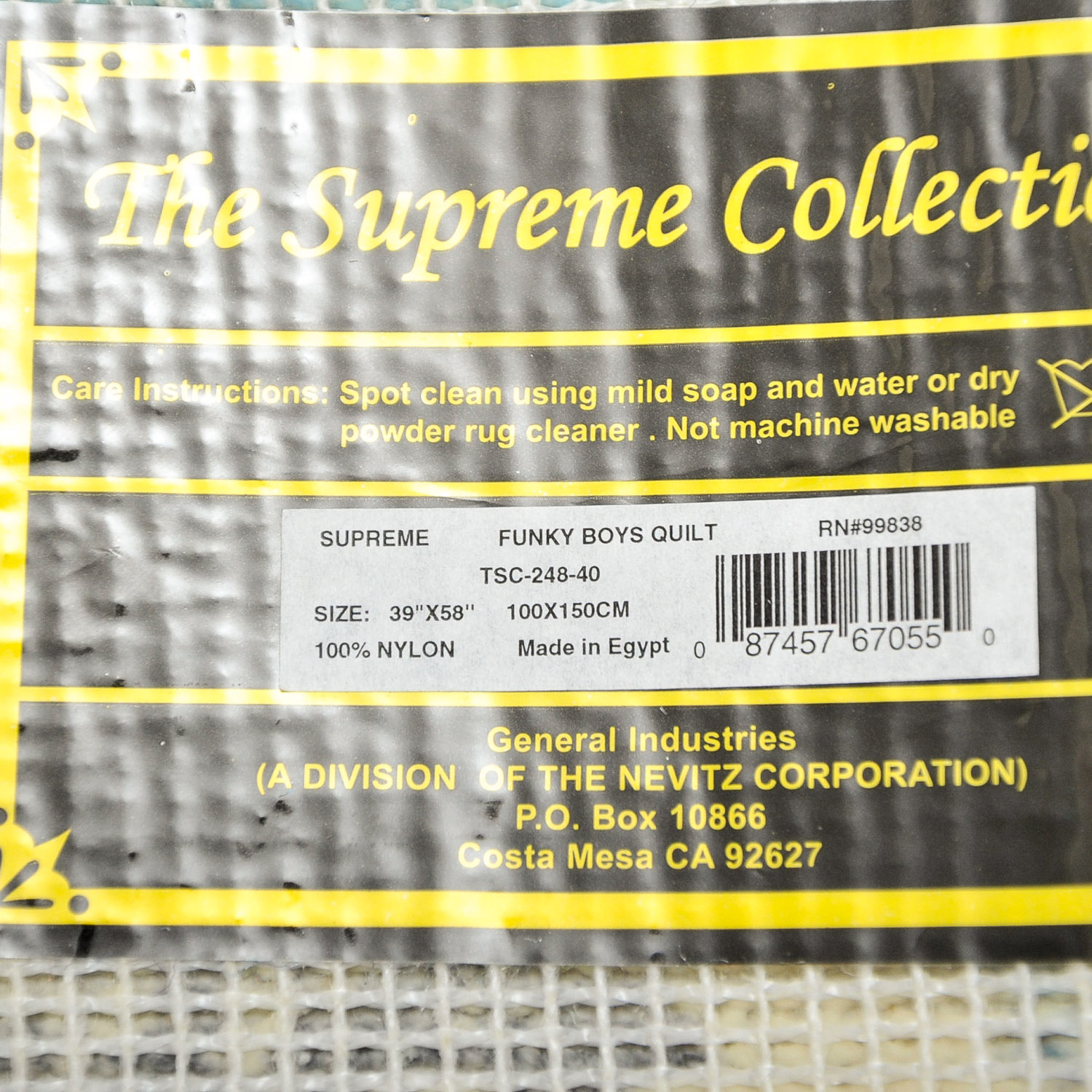 Supreme Collection "Funky Boys Quilt" Rug