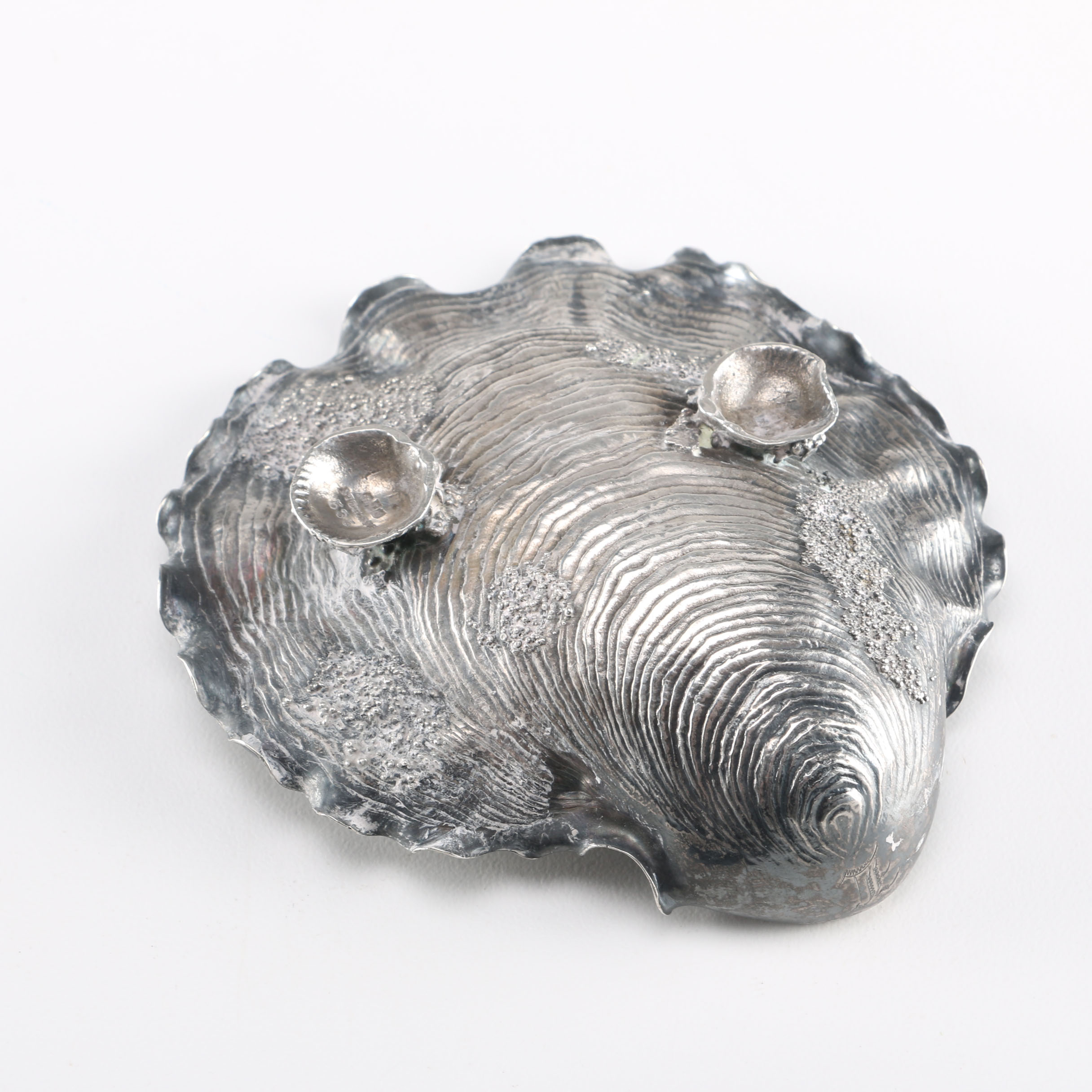 Antique Gorham Sterling Silver Seashell Dish