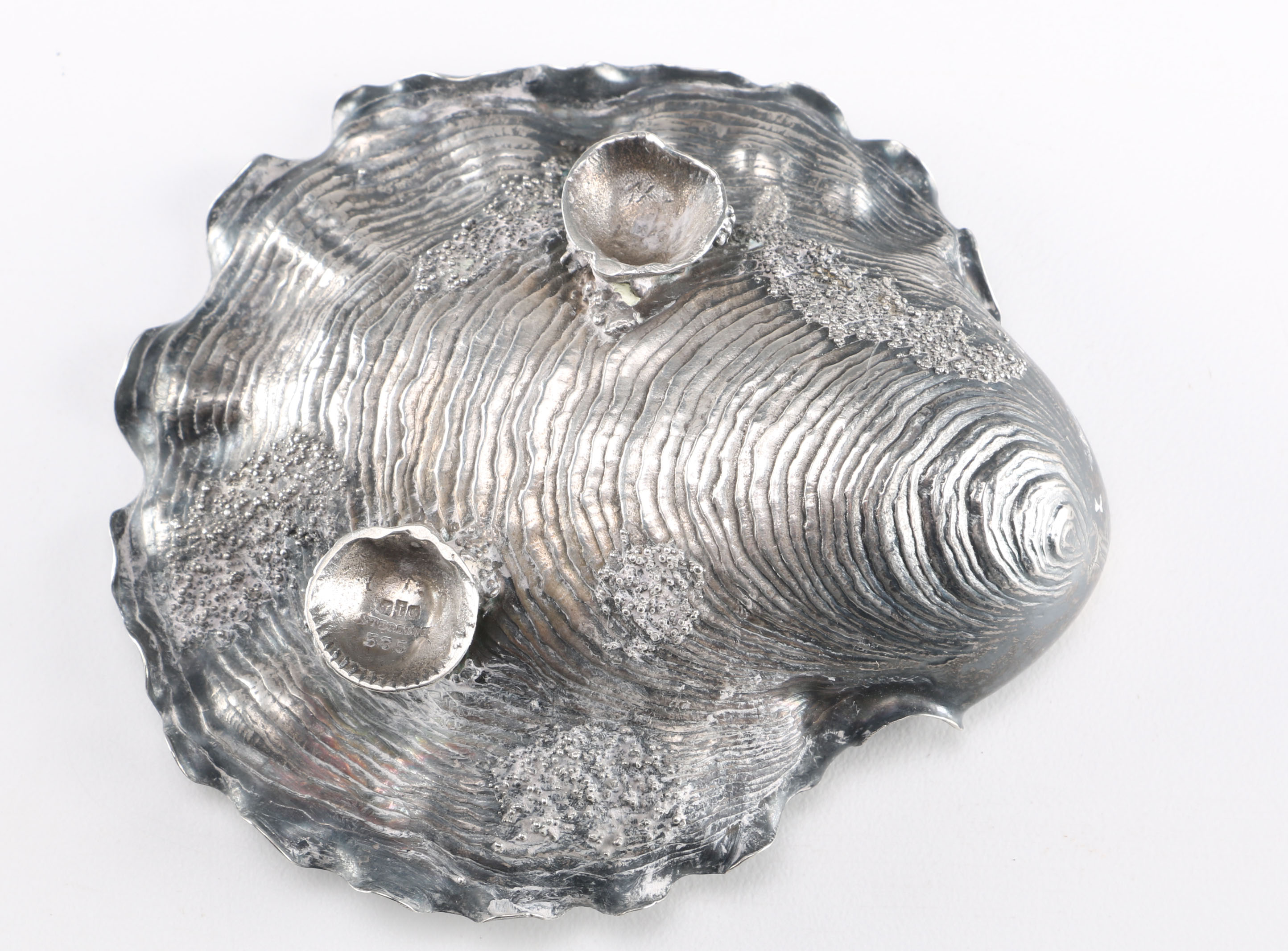 Antique Gorham Sterling Silver Seashell Dish