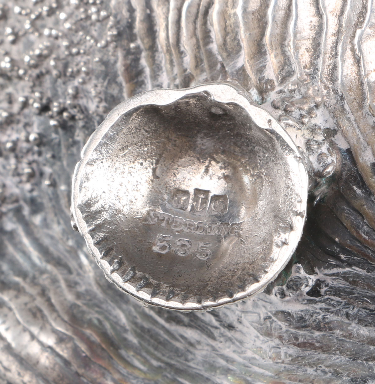 Antique Gorham Sterling Silver Seashell Dish