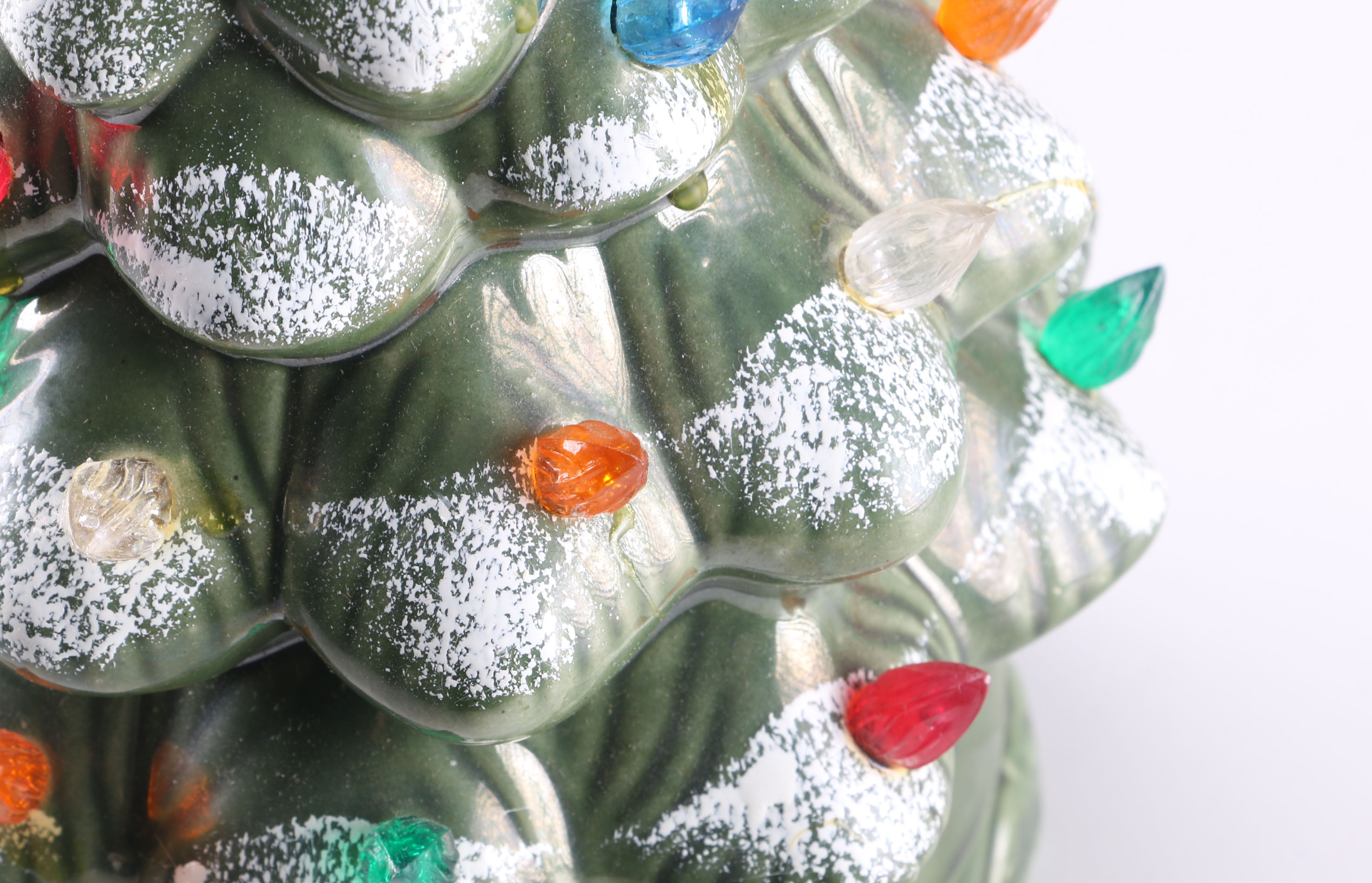 Vintage Yule-Glo Ceramic Christmas Tree