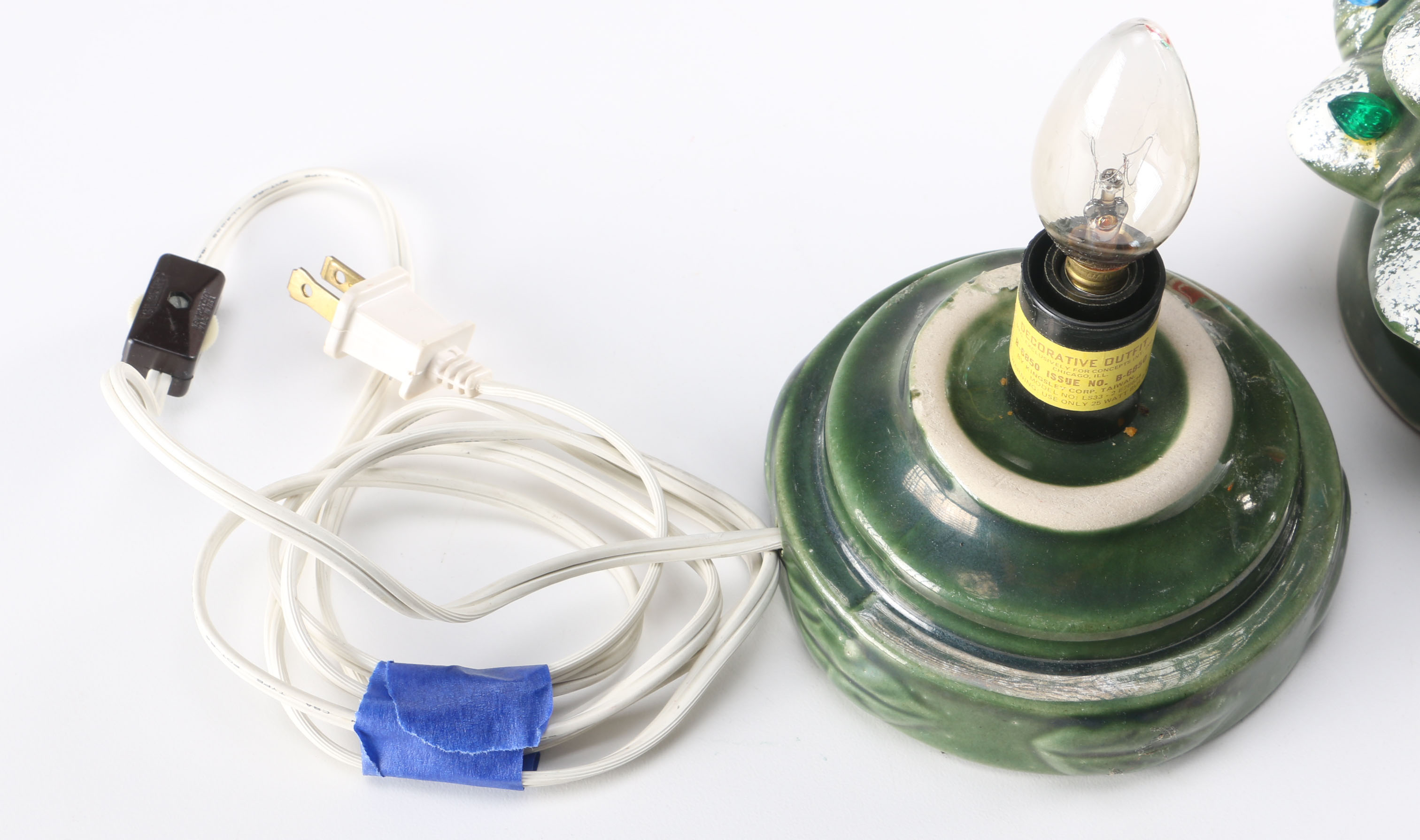 Vintage Yule-Glo Ceramic Christmas Tree