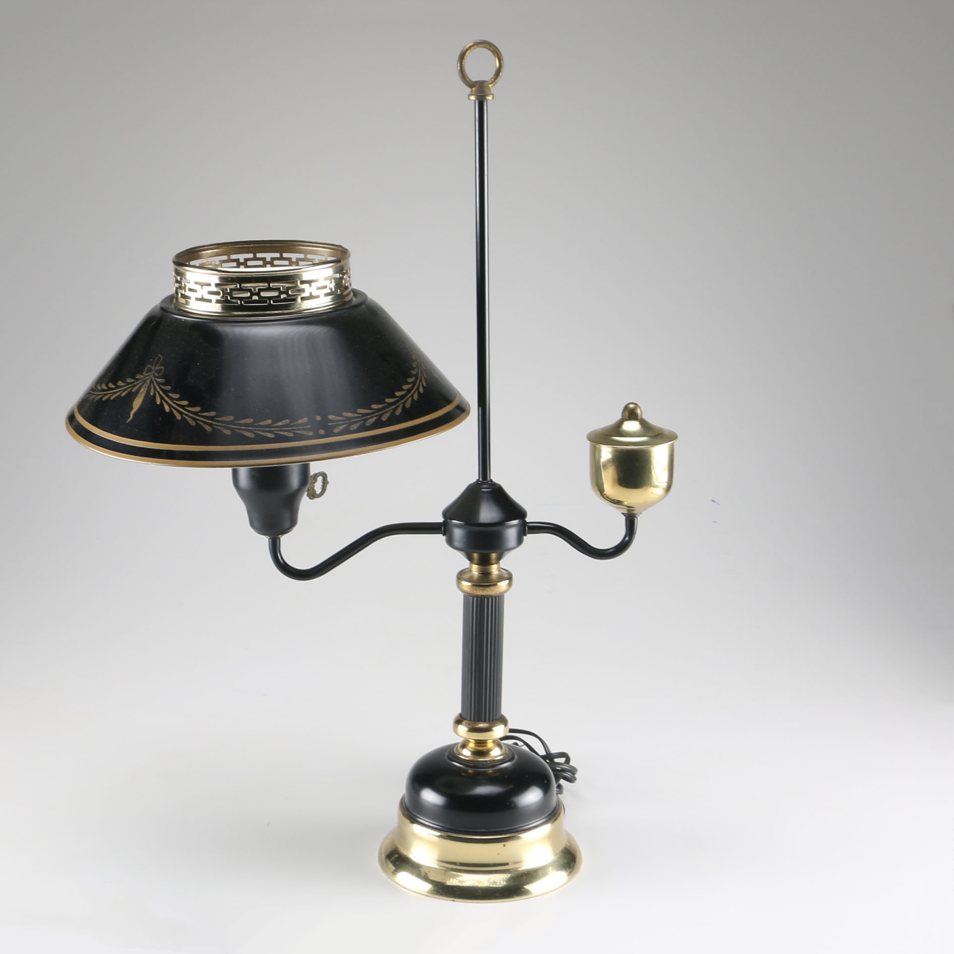 Black and Gold Tone Table Lamp