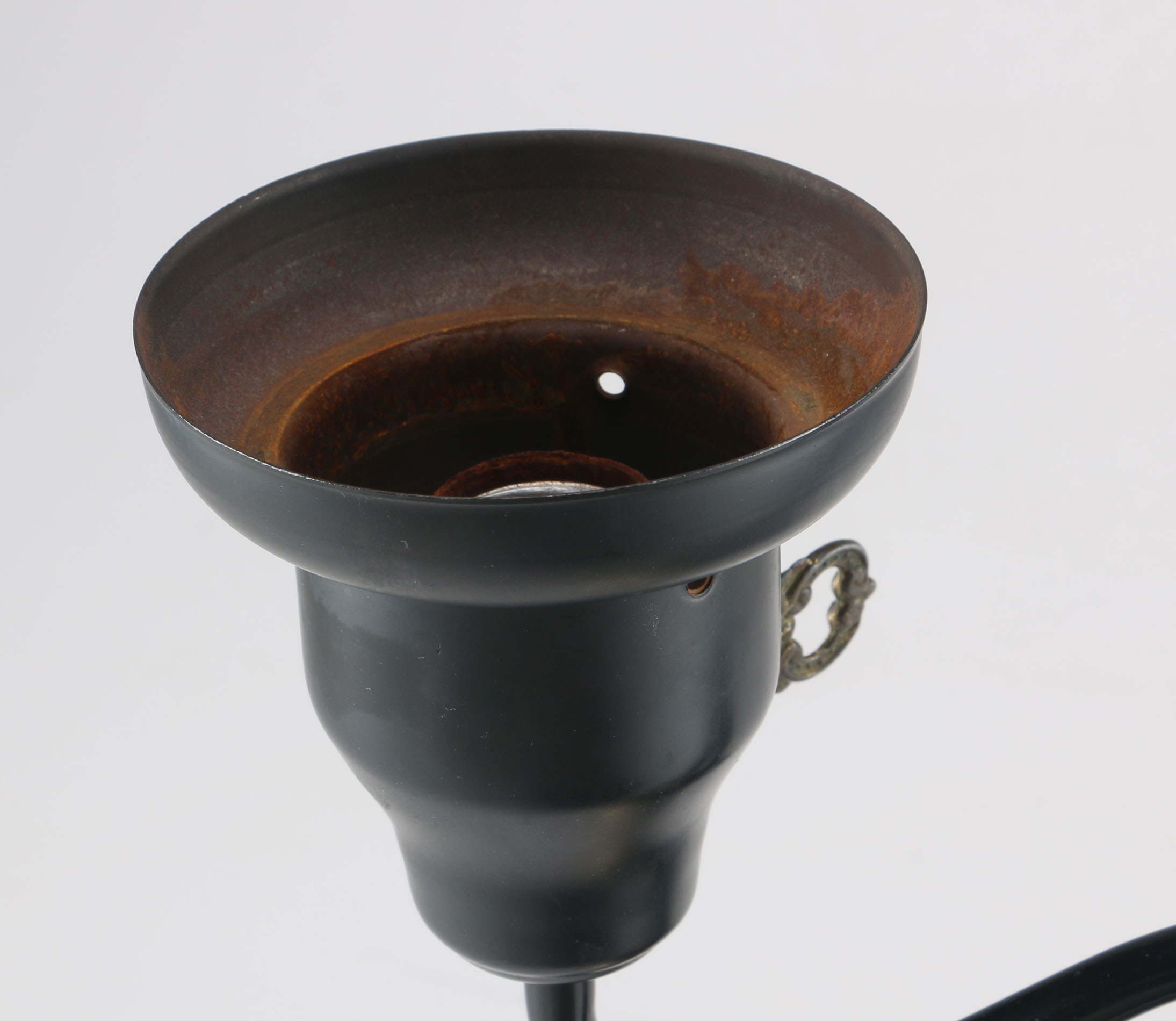 Black and Gold Tone Table Lamp