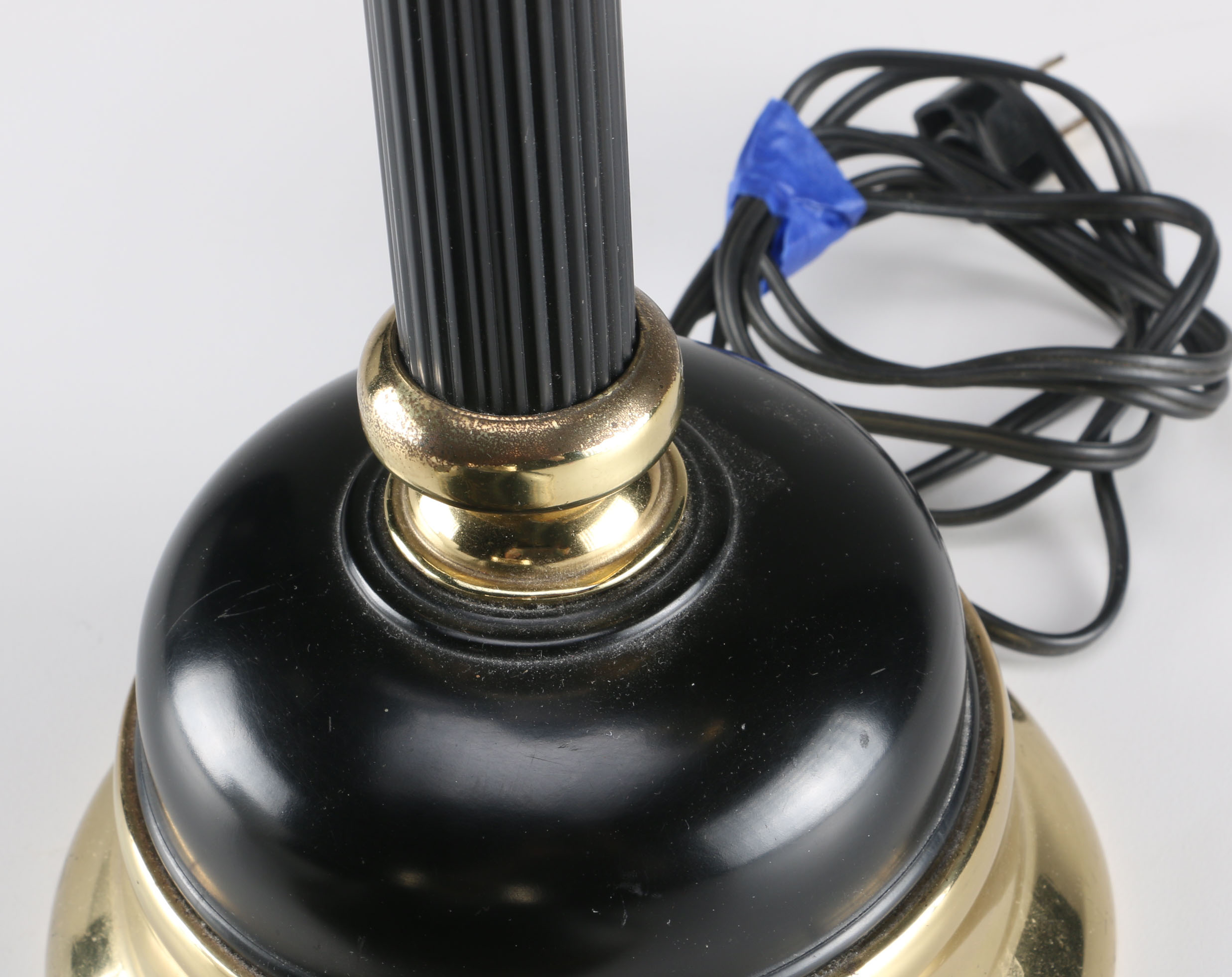 Black and Gold Tone Table Lamp