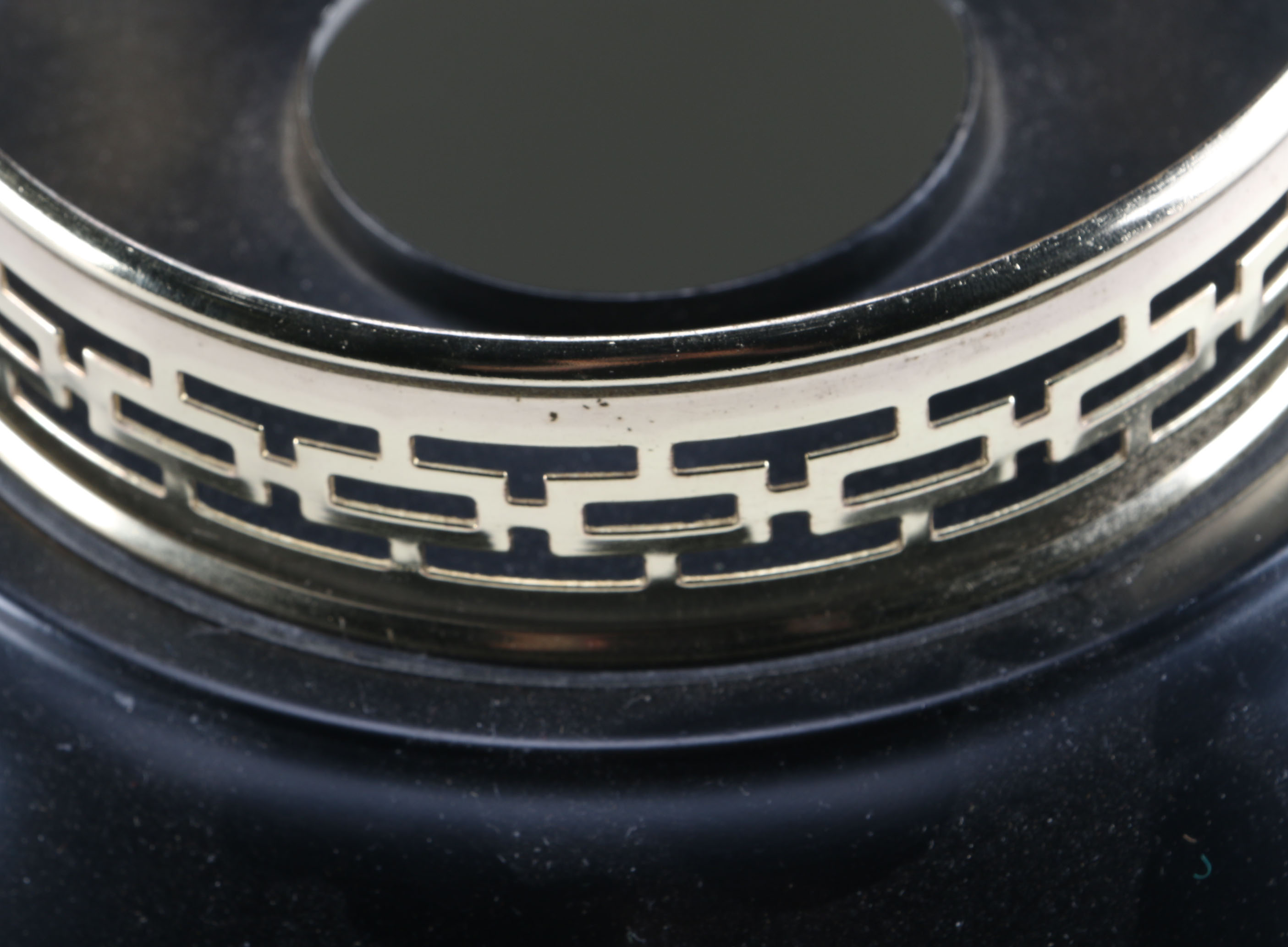 Black and Gold Tone Table Lamp