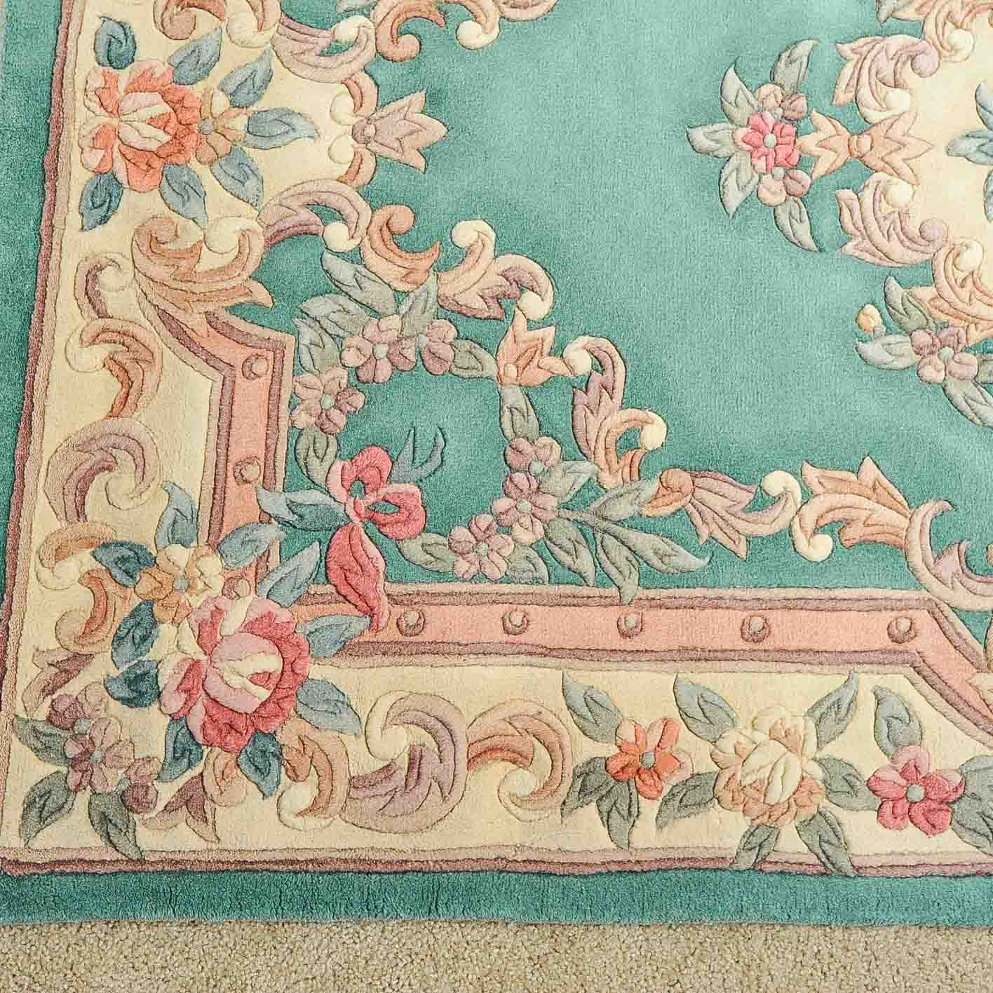 Chinese Carved Area Rug