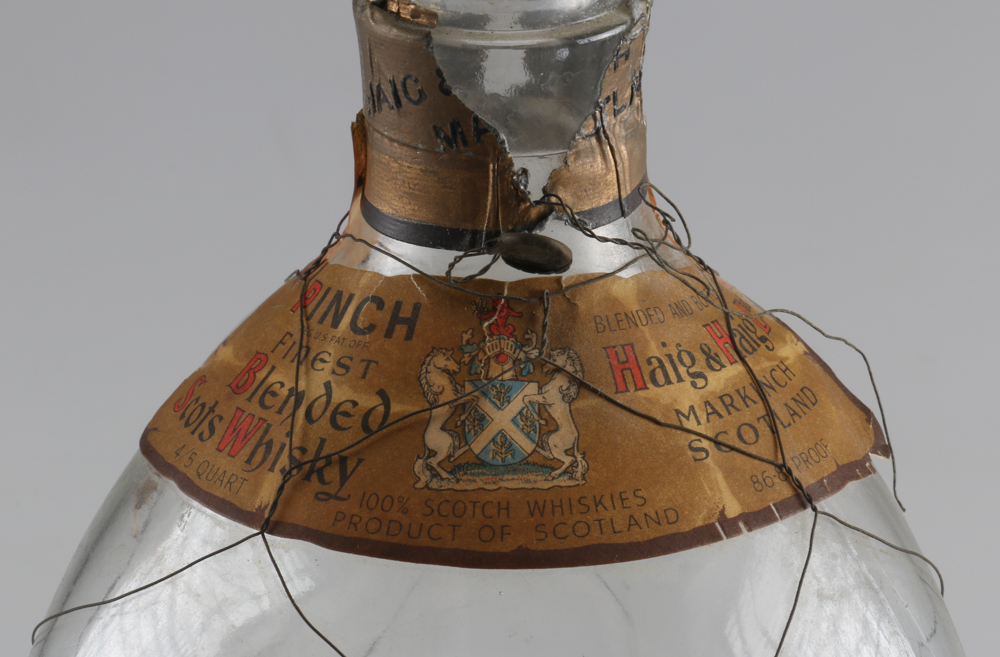 Vintage Tobacco Pipes and Haig & Haig Pinch Bottle