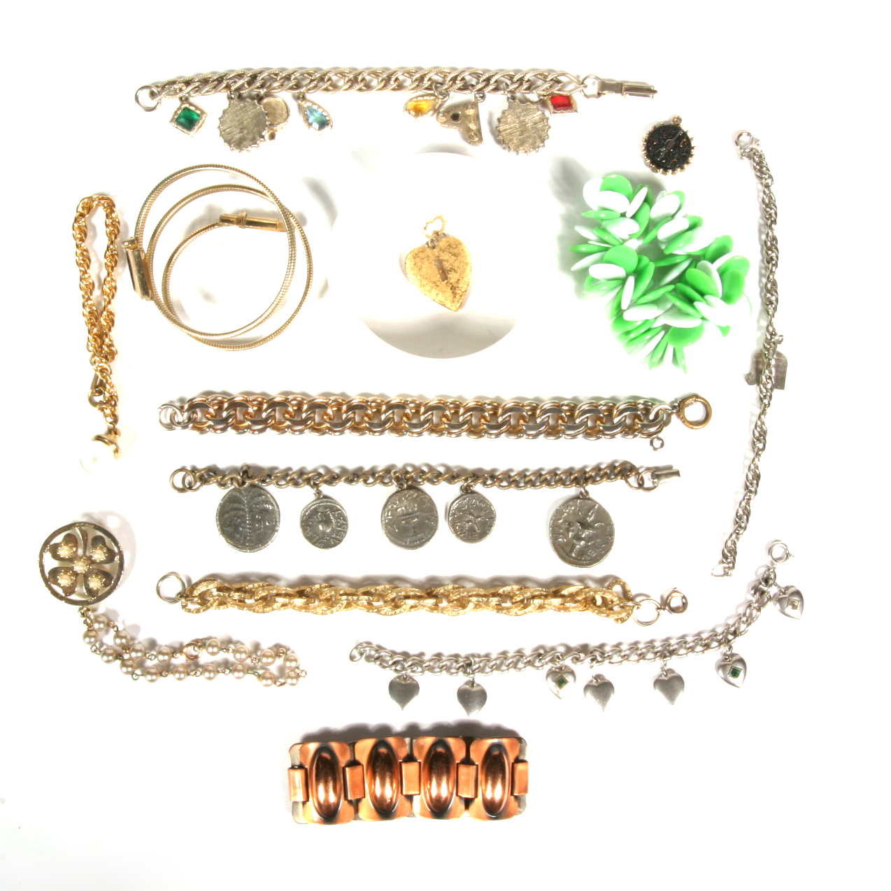 Collection of Mid-Century Bracelets