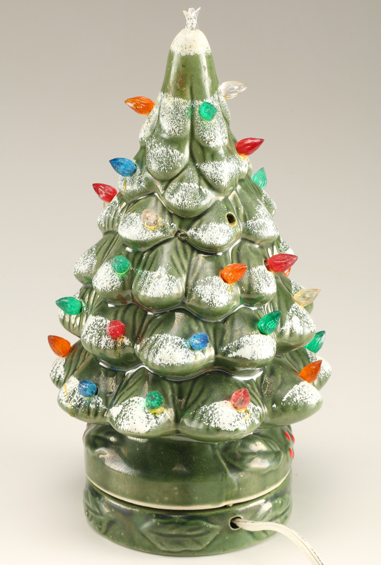 Vintage Yule-Glo Ceramic Christmas Tree