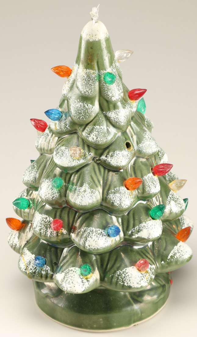 Vintage Yule-Glo Ceramic Christmas Tree
