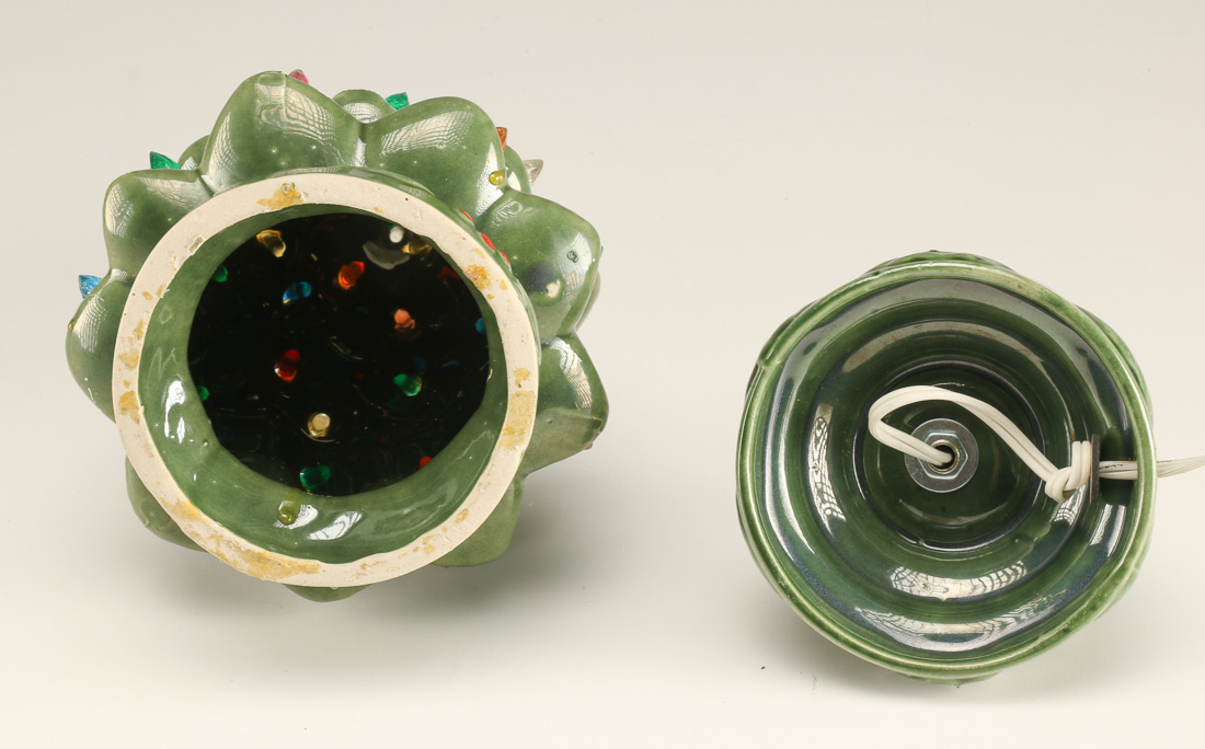 Vintage Yule-Glo Ceramic Christmas Tree