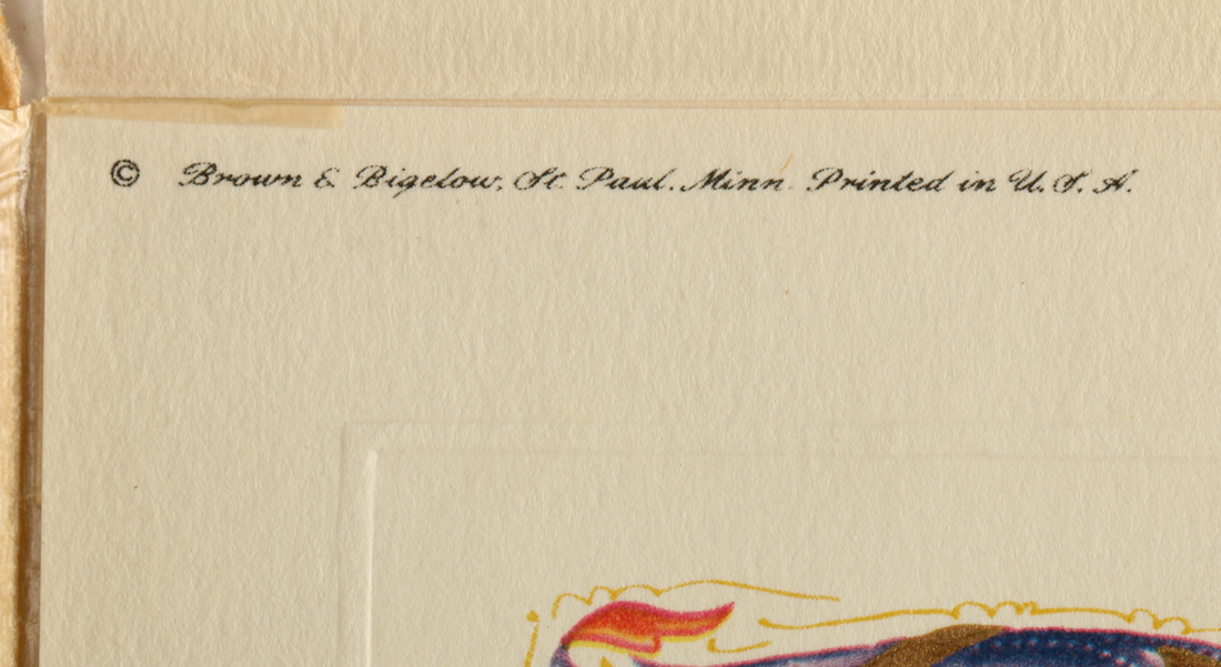 Vintage Reproduction Prints of "The Bill of Rights" and "Lincoln's Gettysburg Address"