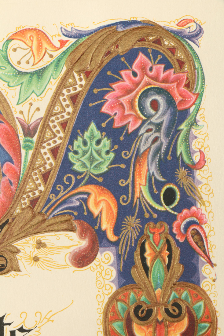 Vintage Reproduction Prints of "The Bill of Rights" and "Lincoln's Gettysburg Address"