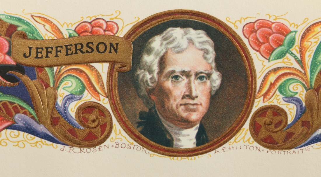 Vintage Reproduction Prints of "The Bill of Rights" and "Lincoln's Gettysburg Address"