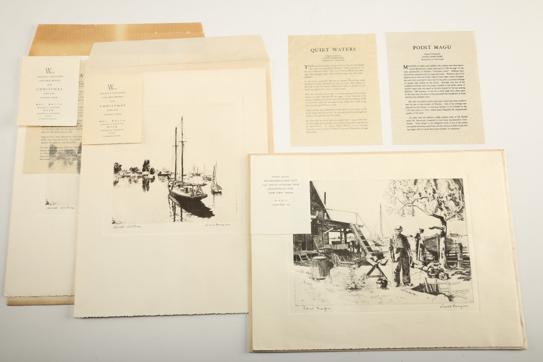 1940s Lionel Barrymore Talio-Crome Prints