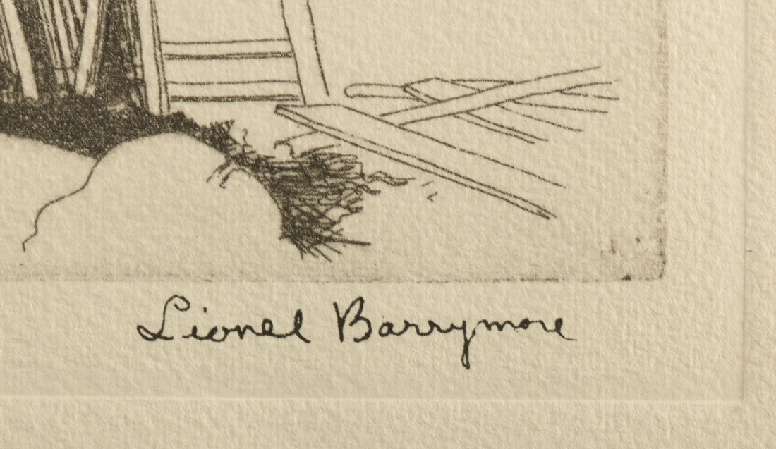 1940s Lionel Barrymore Talio-Crome Prints