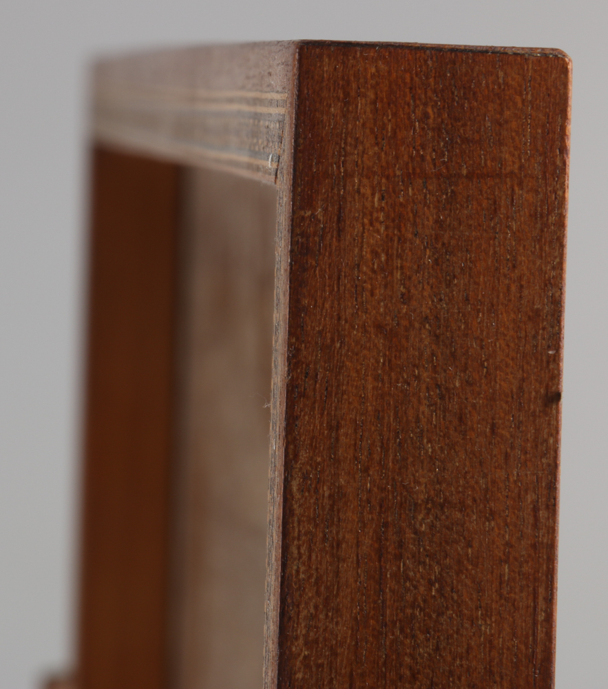 Vintage Wood Tray with Inlay