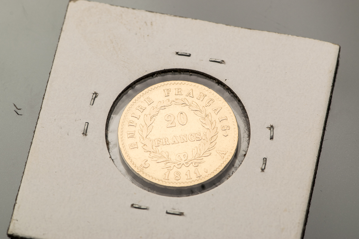 1811 Emperuer Napoleon 20 Franc Gold Coin